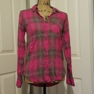 American eagle vintage boyfriend plain shirt